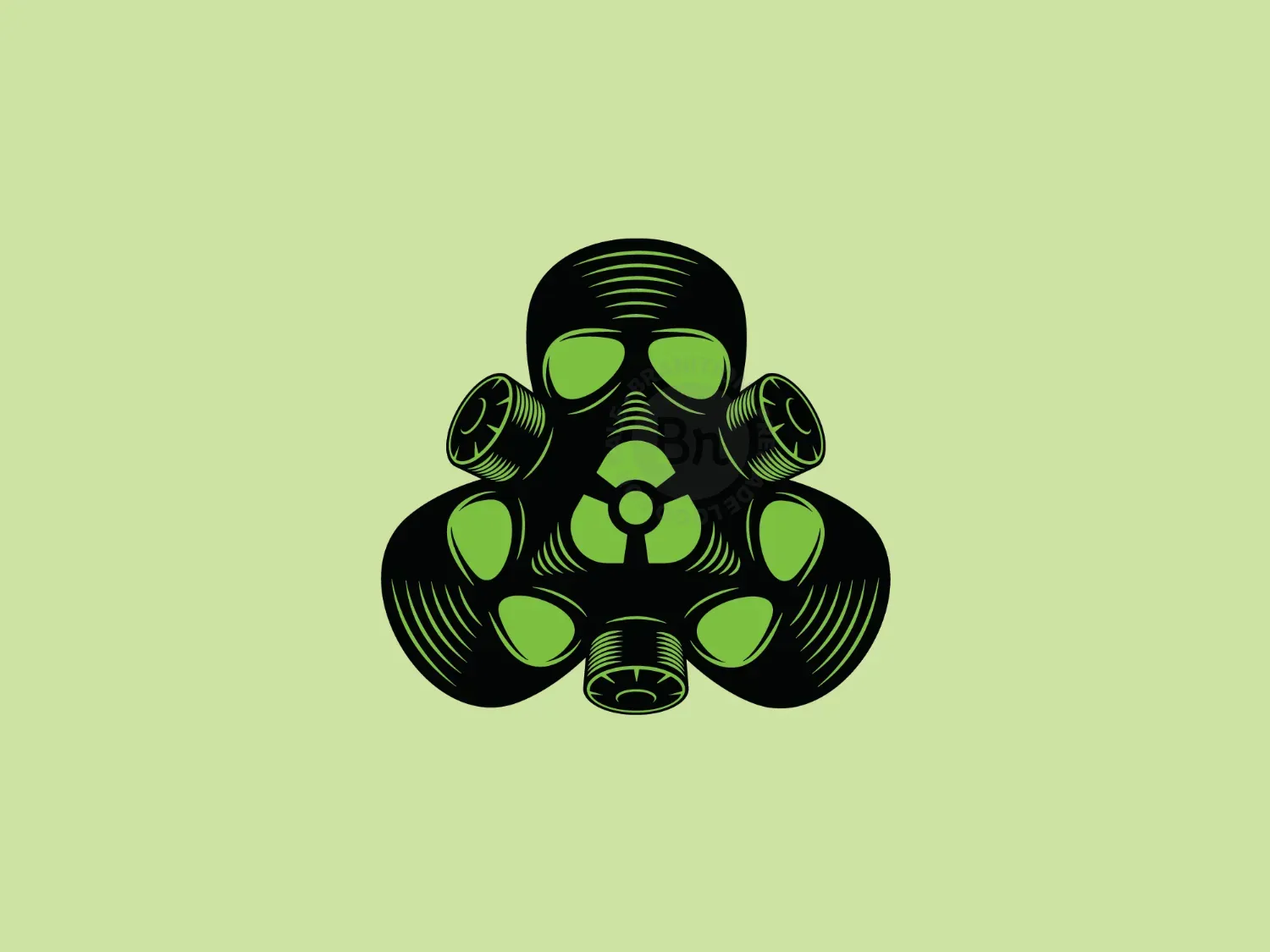 Biohazard Triskelion Or Gas Mask Trinity Logo