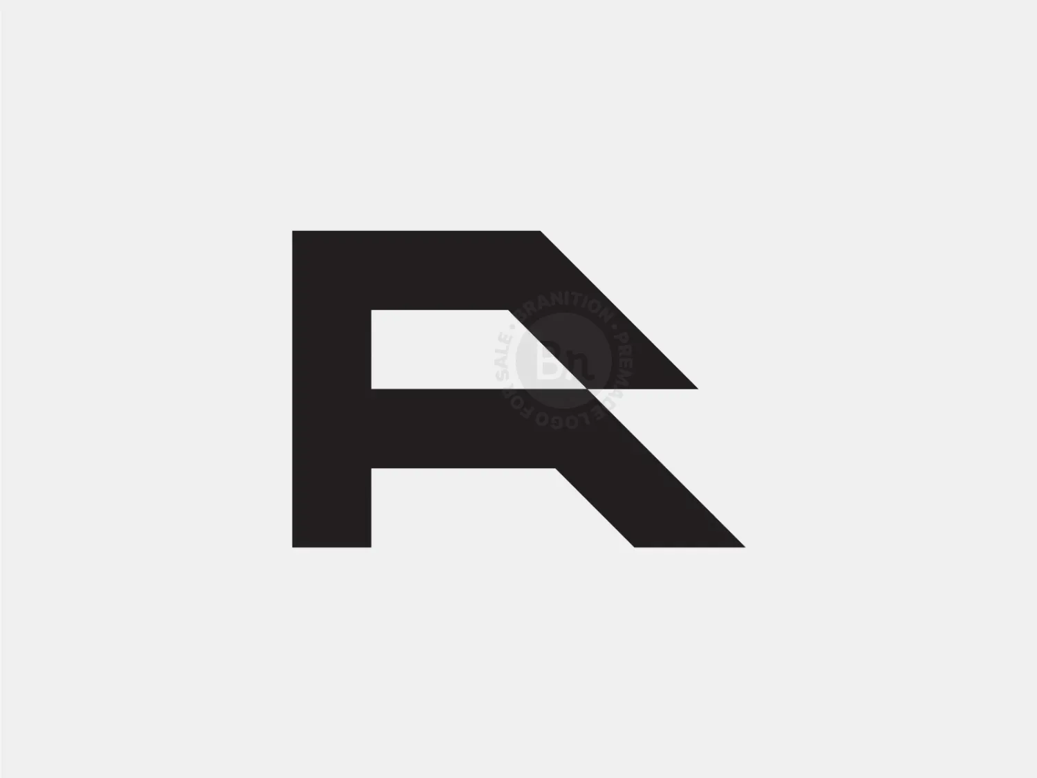 Geometric Letter R Logo // For Sale