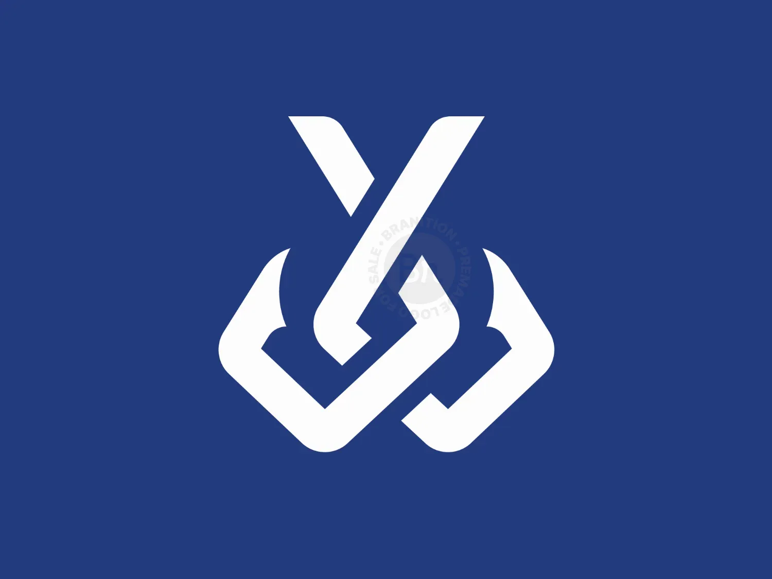 Letter W Hooks Logo