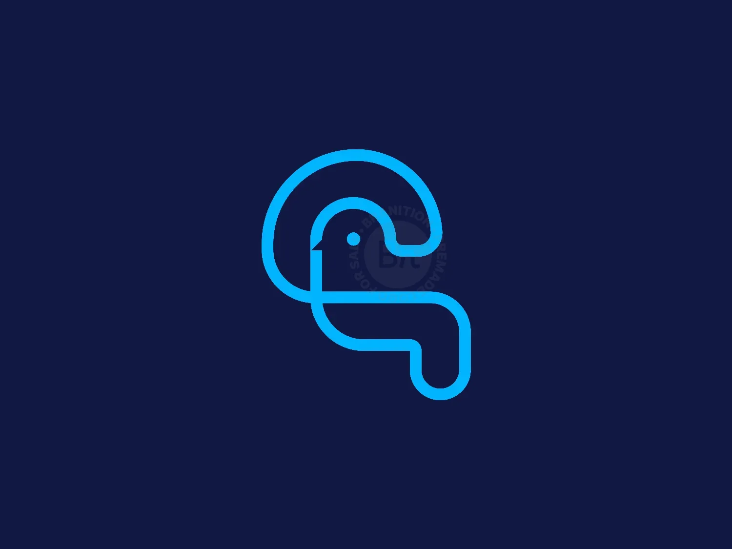 Bird Letter Q Logo