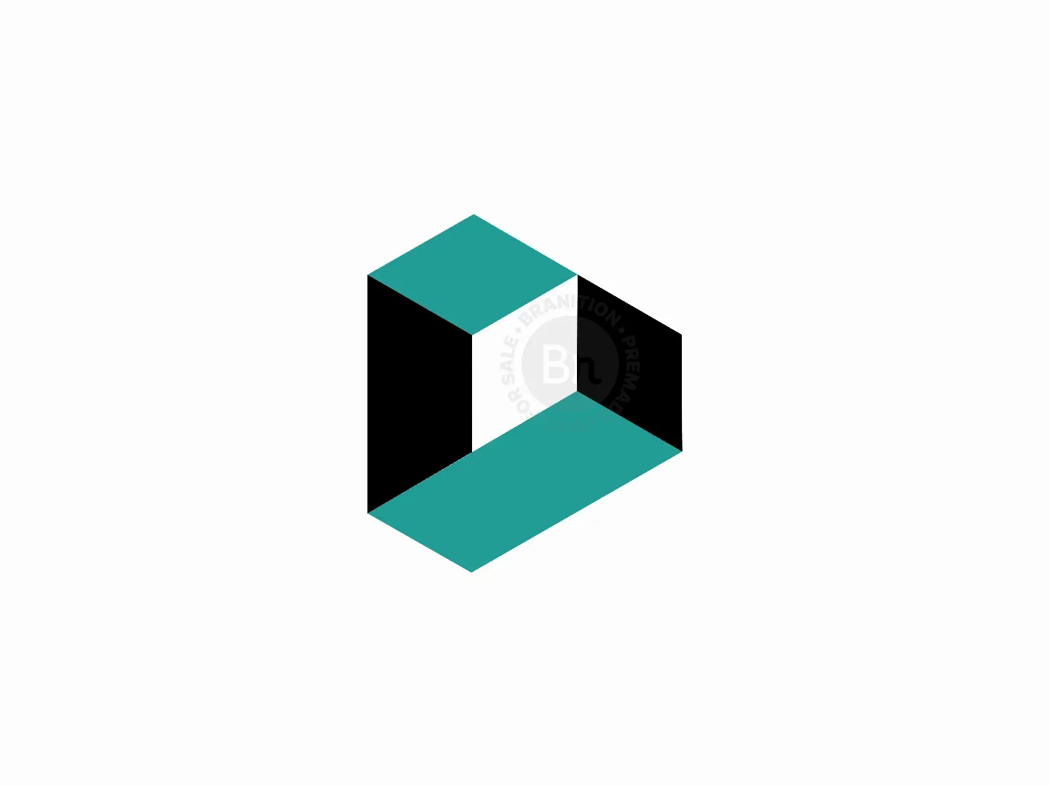 D Letter Box Logo Design