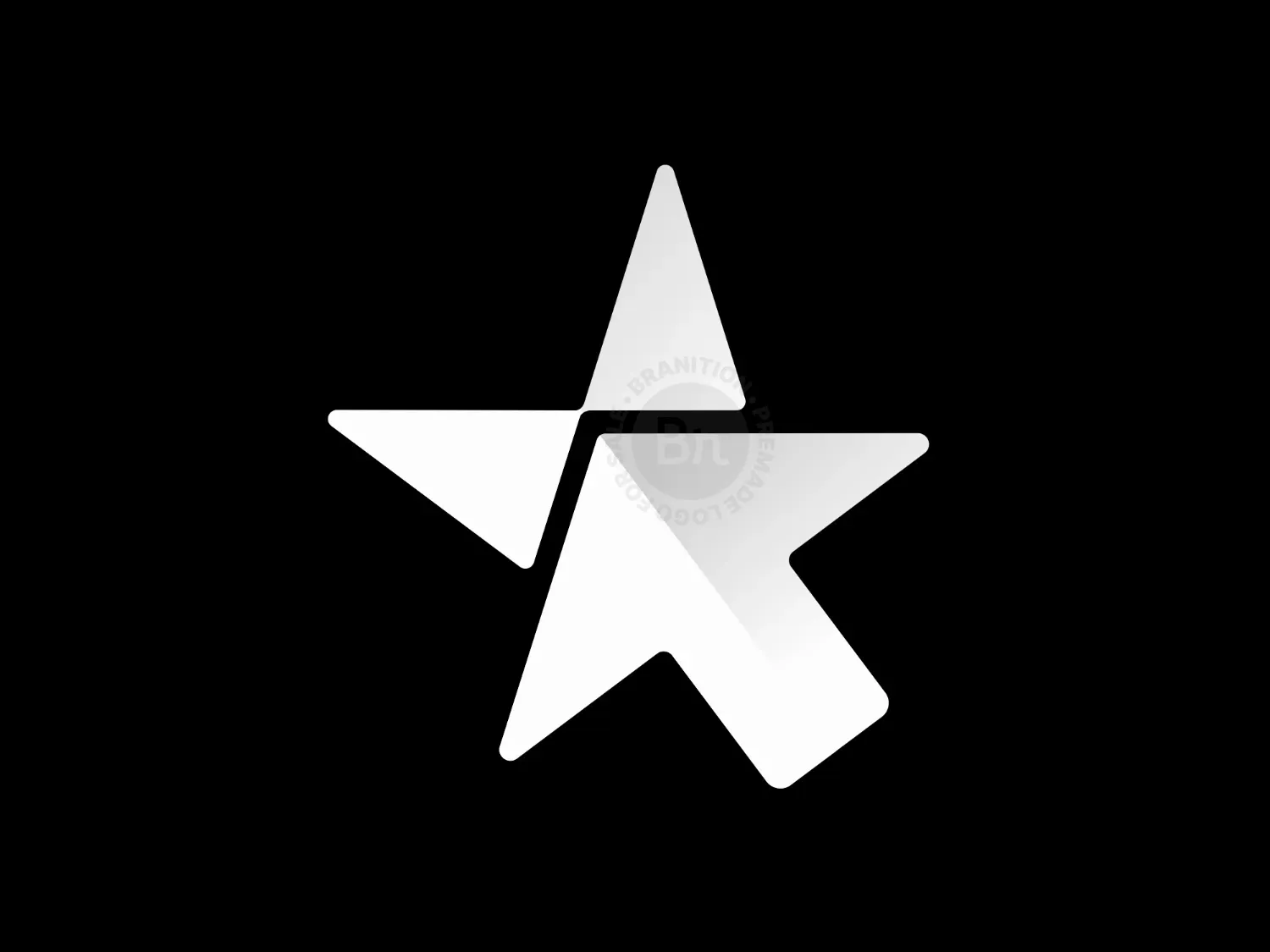 Star Arrow Simple Unique Logo