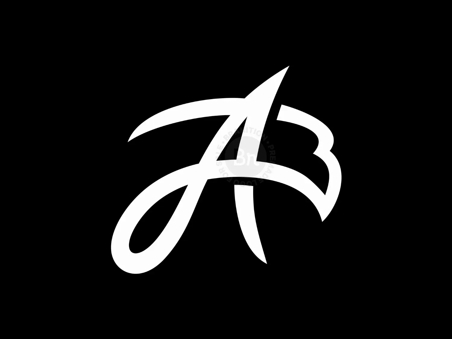 Letter A Bird Head Logo