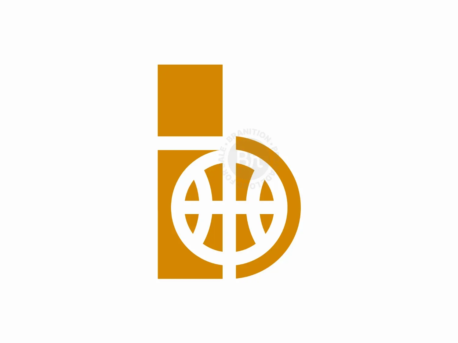 Letter B Basketball Modern Logo