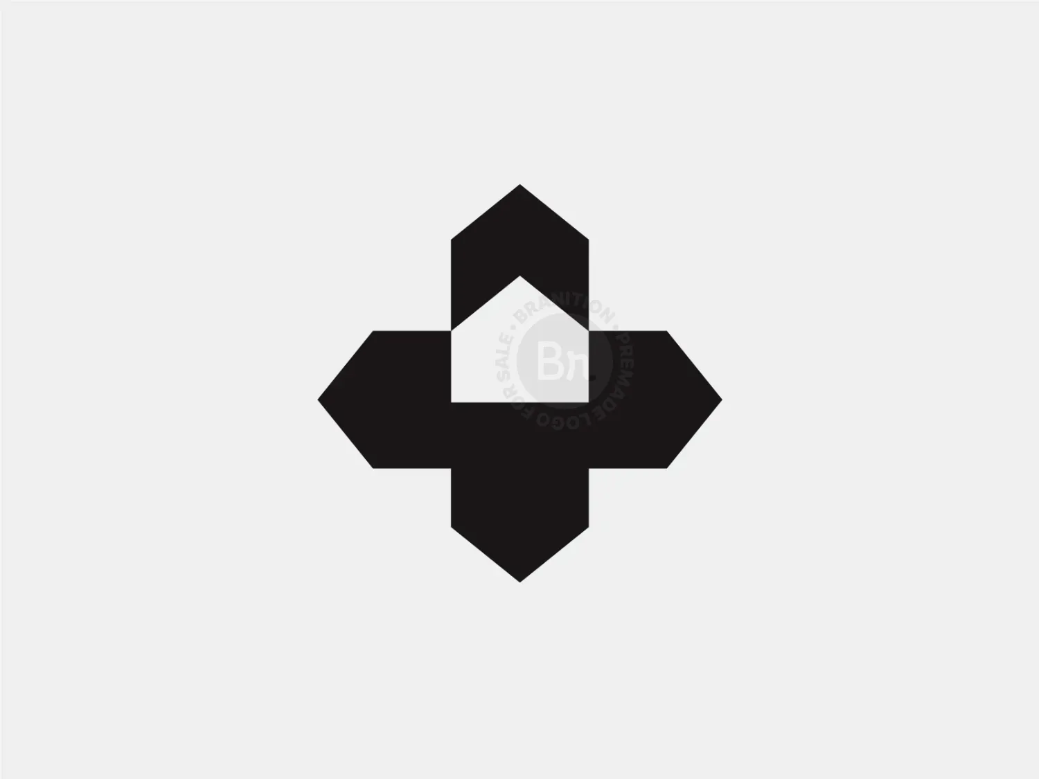 Arrow T Home Logo Design // For Sale