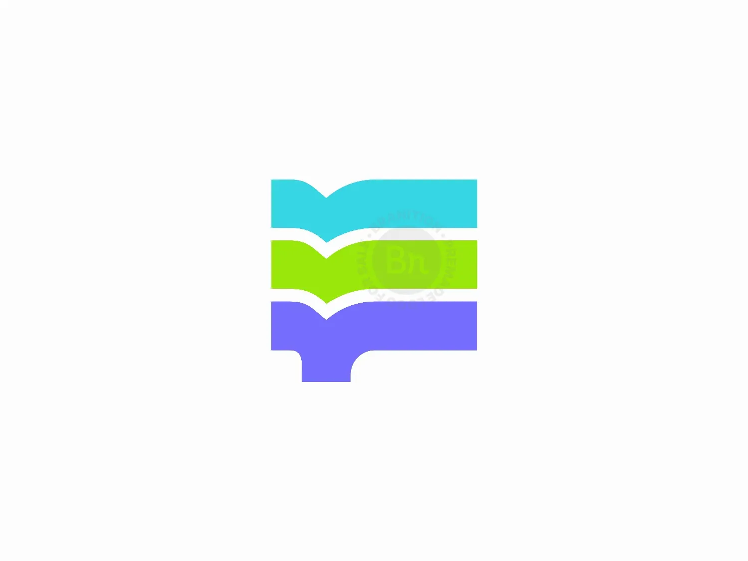 Minimal E Letter Logo With Growth Symbol