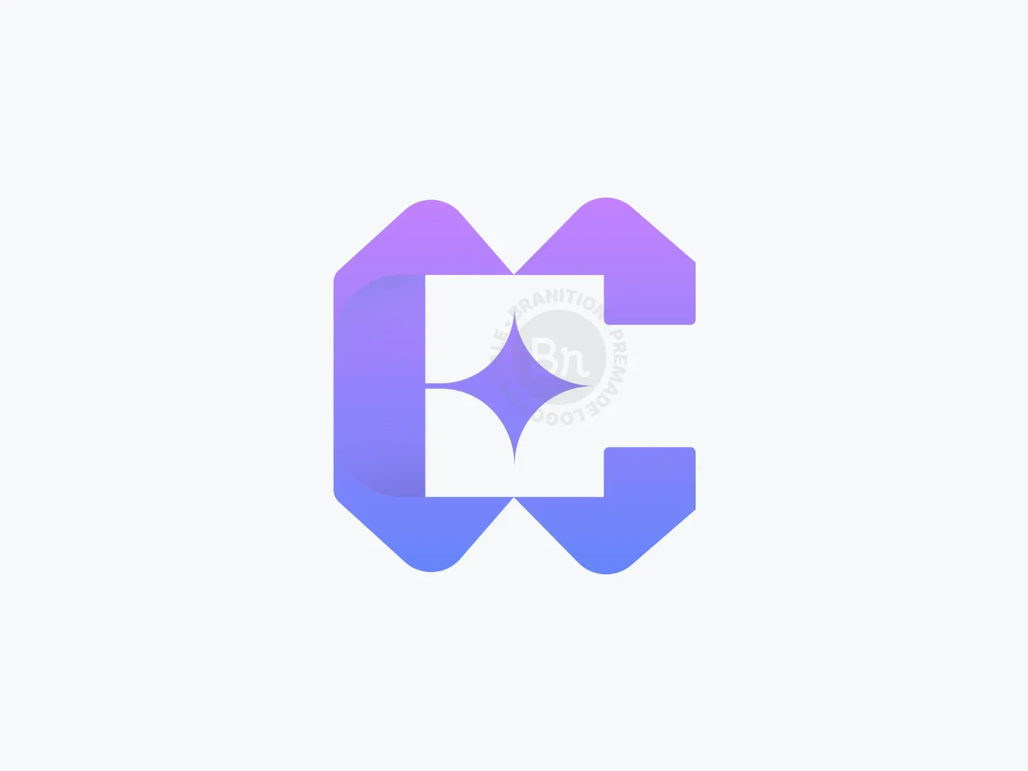 Modern Letter E Logo Design For AI And Technology Brand