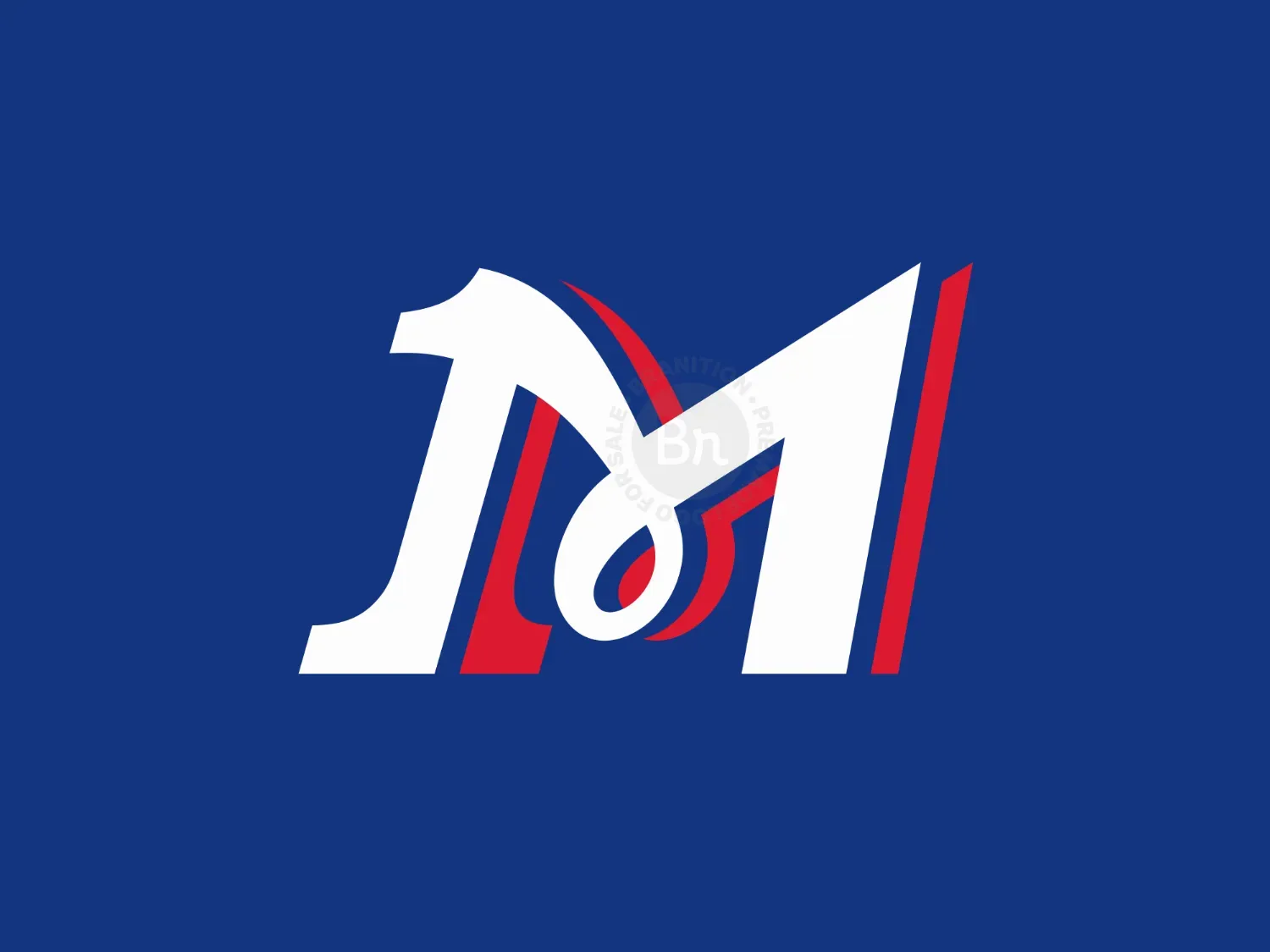 One Letter M Modern Logo