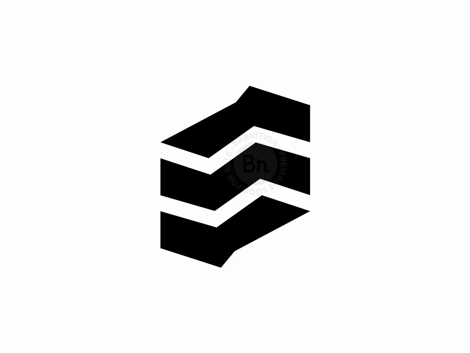 Modern Layered S Logo