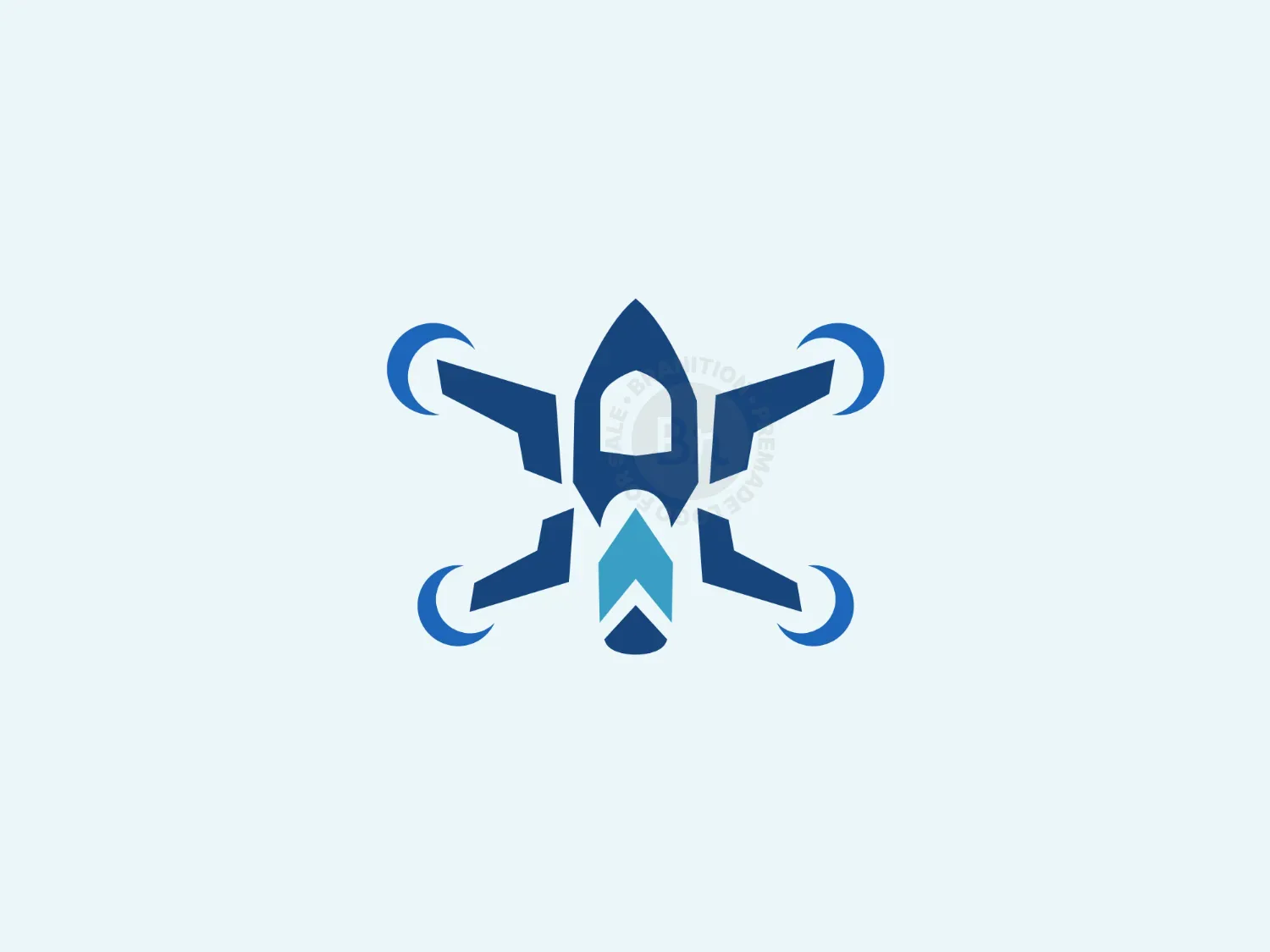 Drone Rocket Logo