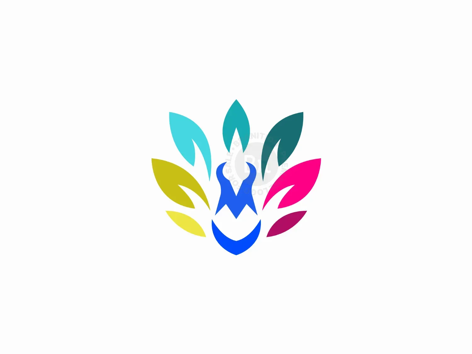 Peacock Leaf Logo