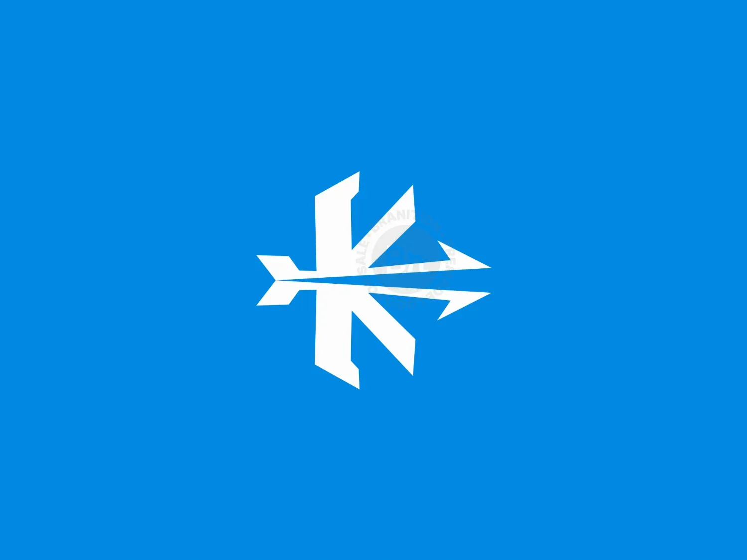 Letter K Arrow Logo