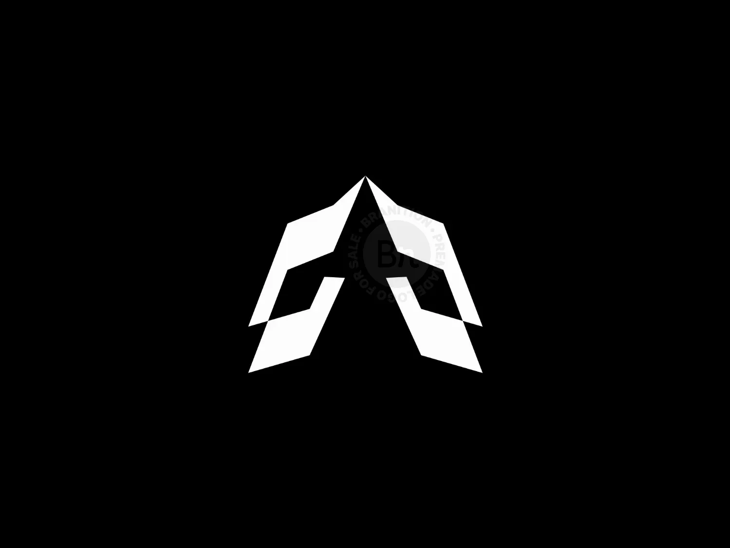 Airplane Letter A Logo