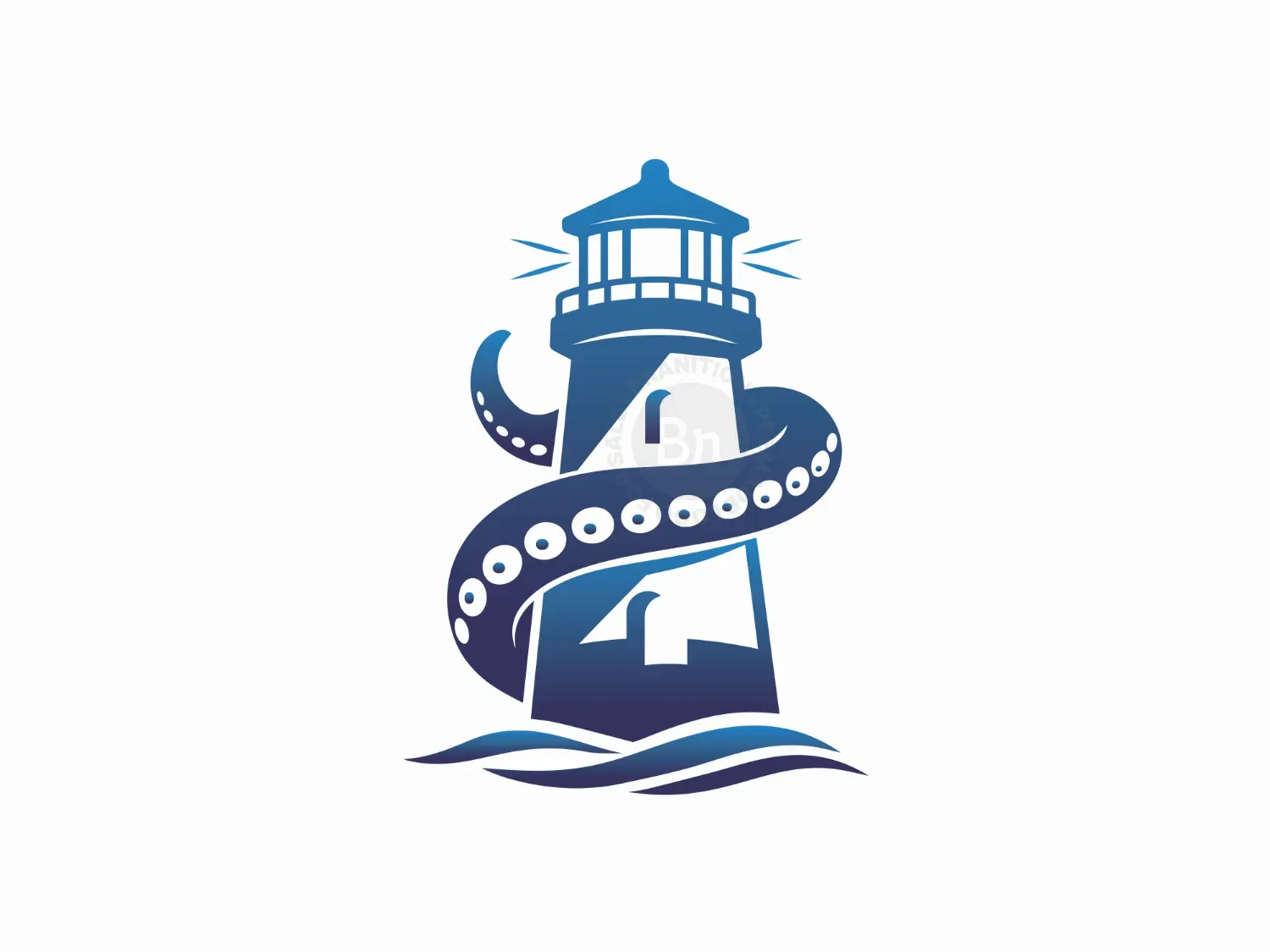 Kraken And Lighhouse