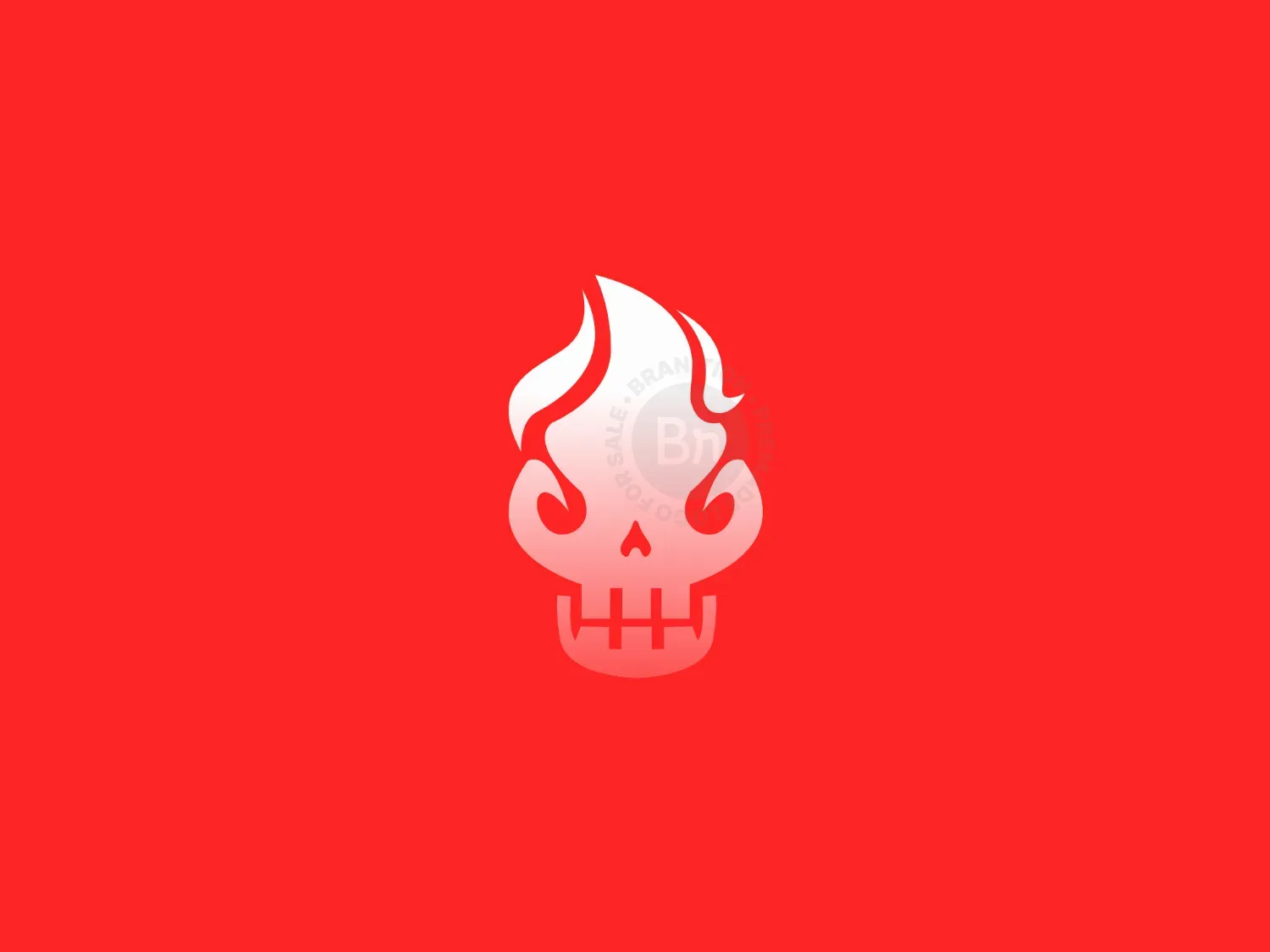Skull Flame Logo