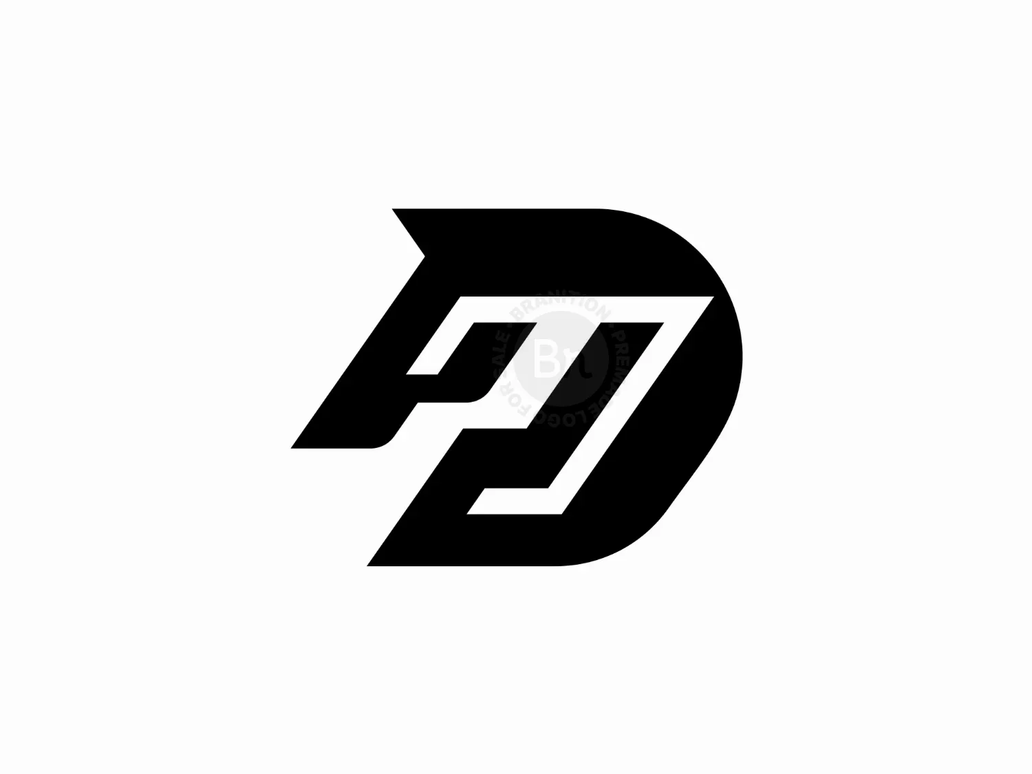 Sporty Horse Letter D Logo