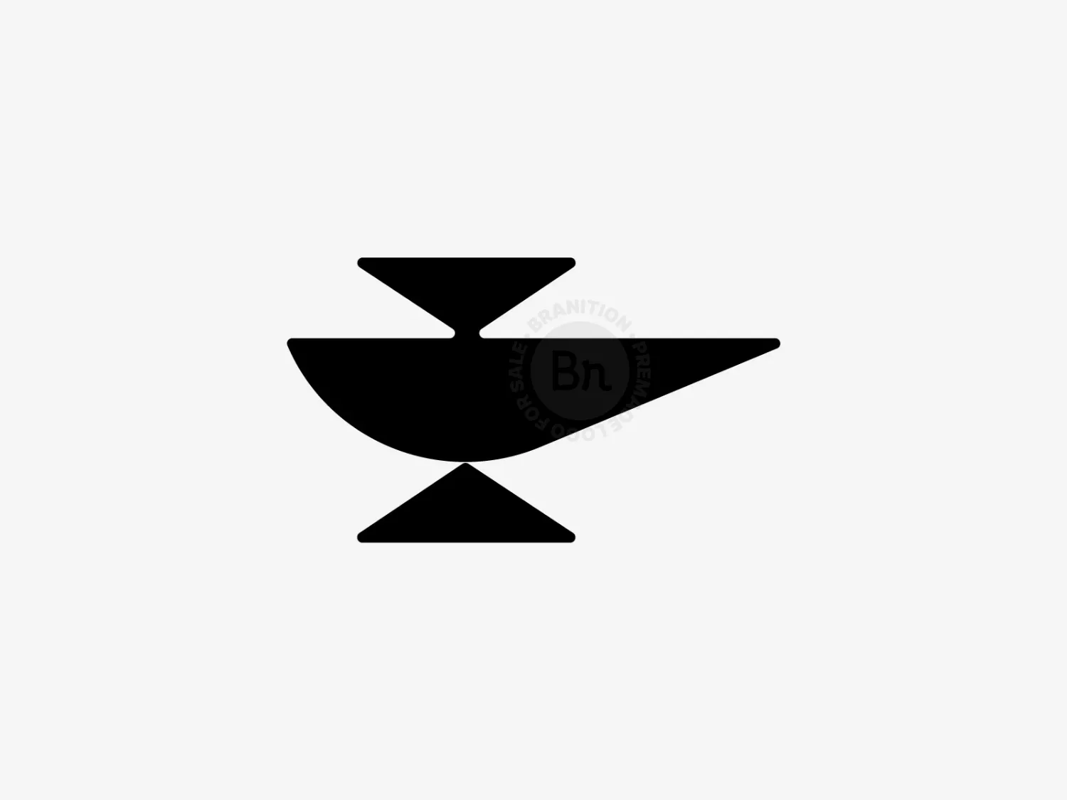 Abstract Genie Lamp Logo // For Sale