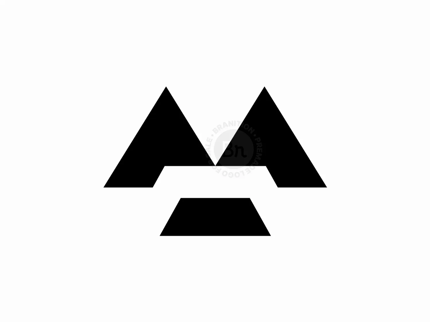 Geometric Letter M Logo