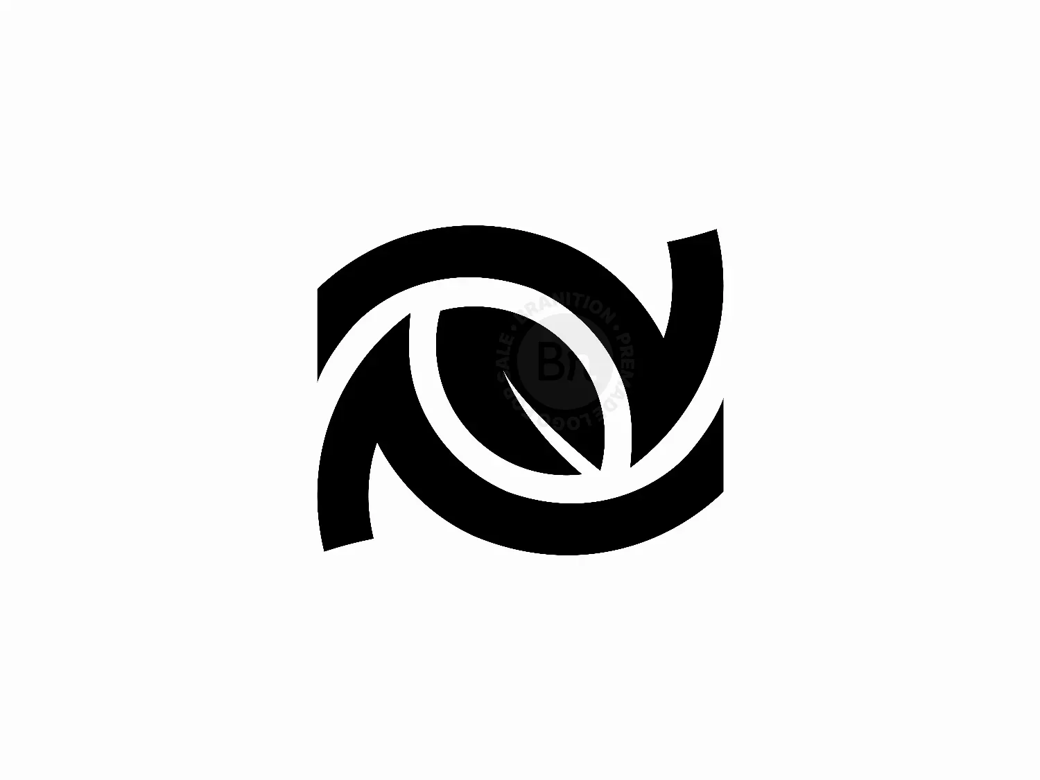 Letter N Leaf Logo