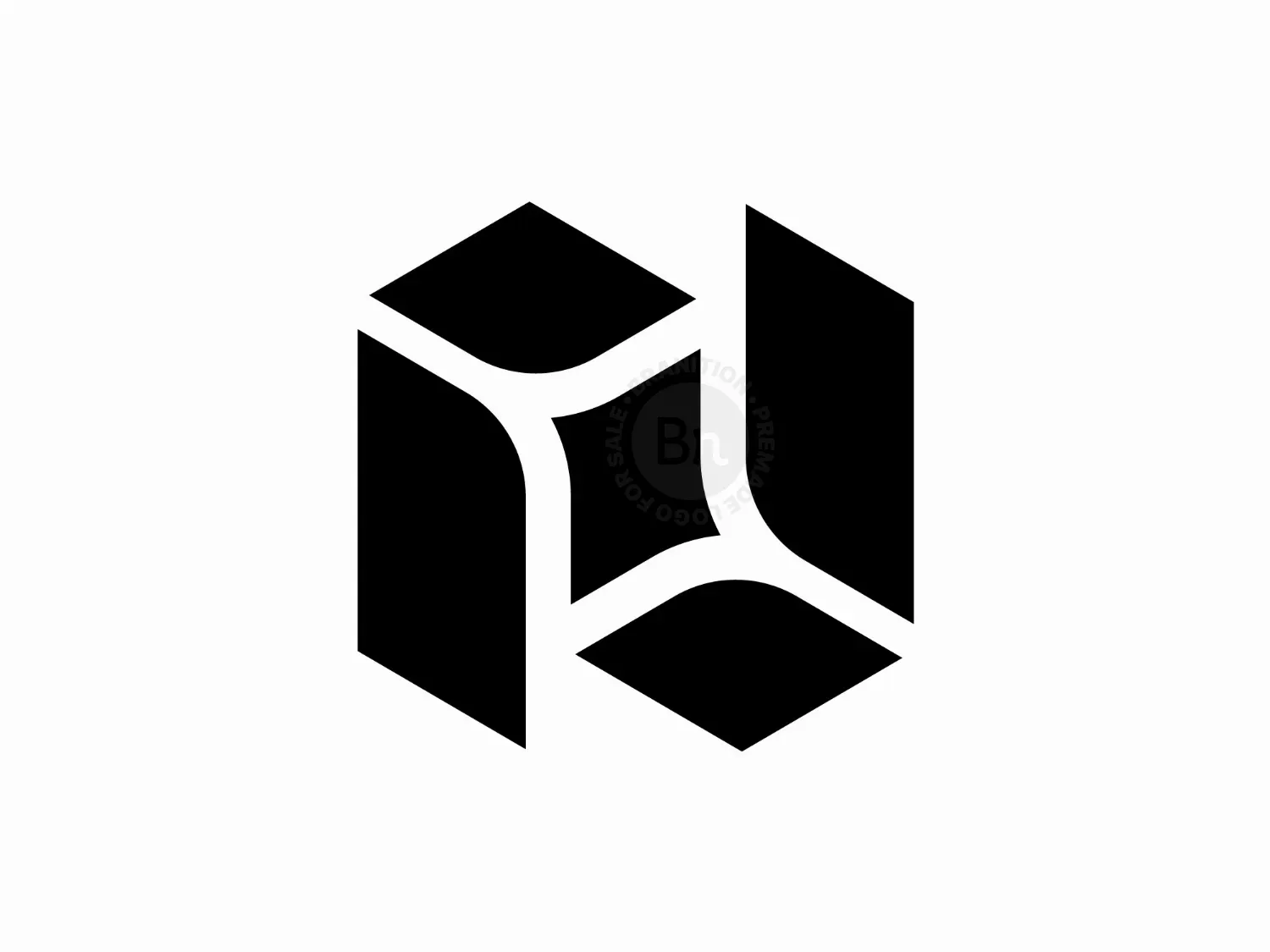 Modern Letter N Technology Logo