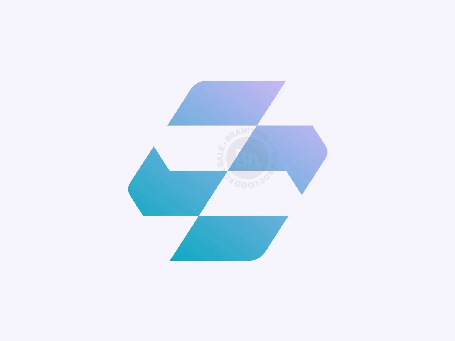 Modern Abstract S Letter Logo