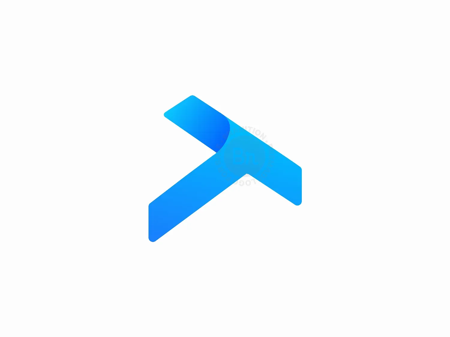 Abstract T Letter Logo Design