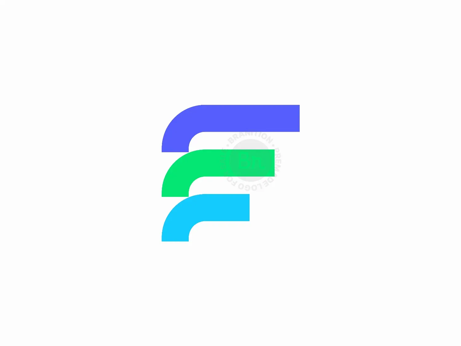 Minimal F Letter Logo Design