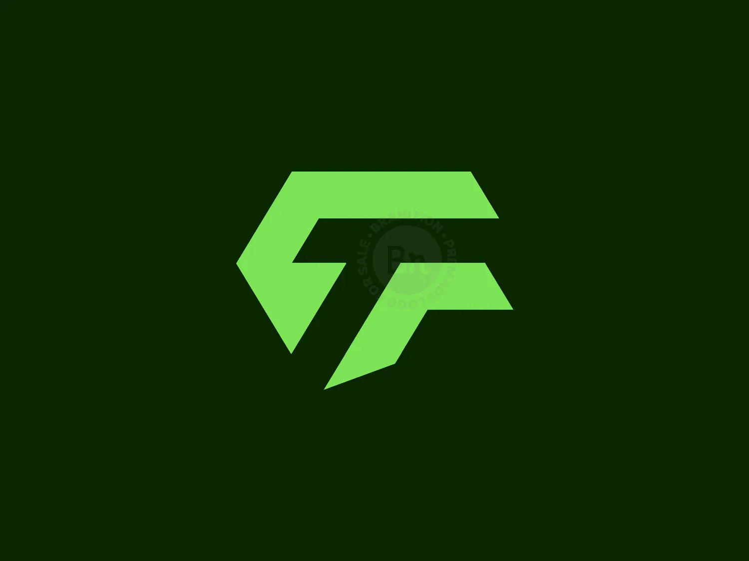 Abstract FT Letter Logo Design