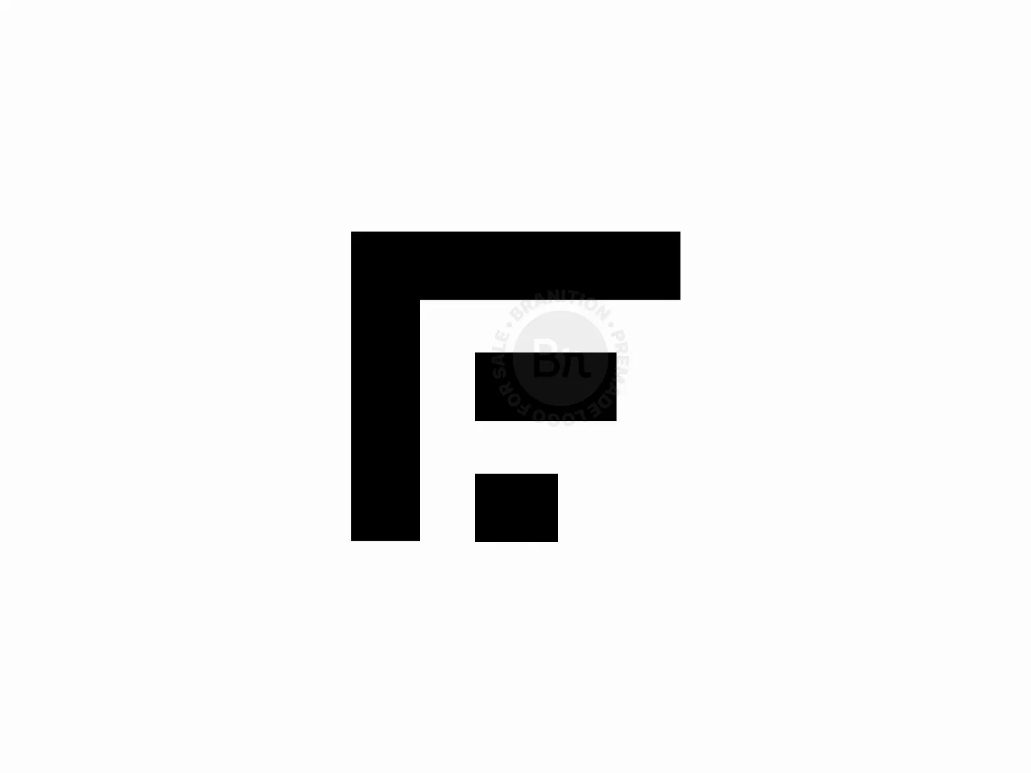 Minimal F Letter Logo Design