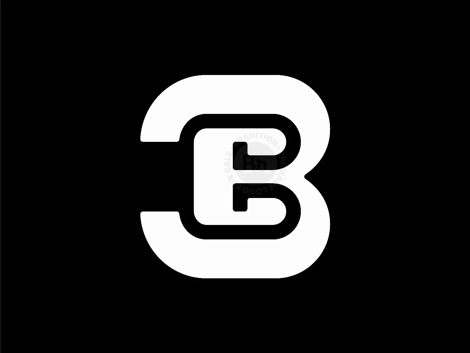 Letter E3 Number 3E Modern Line Lettermark Logo