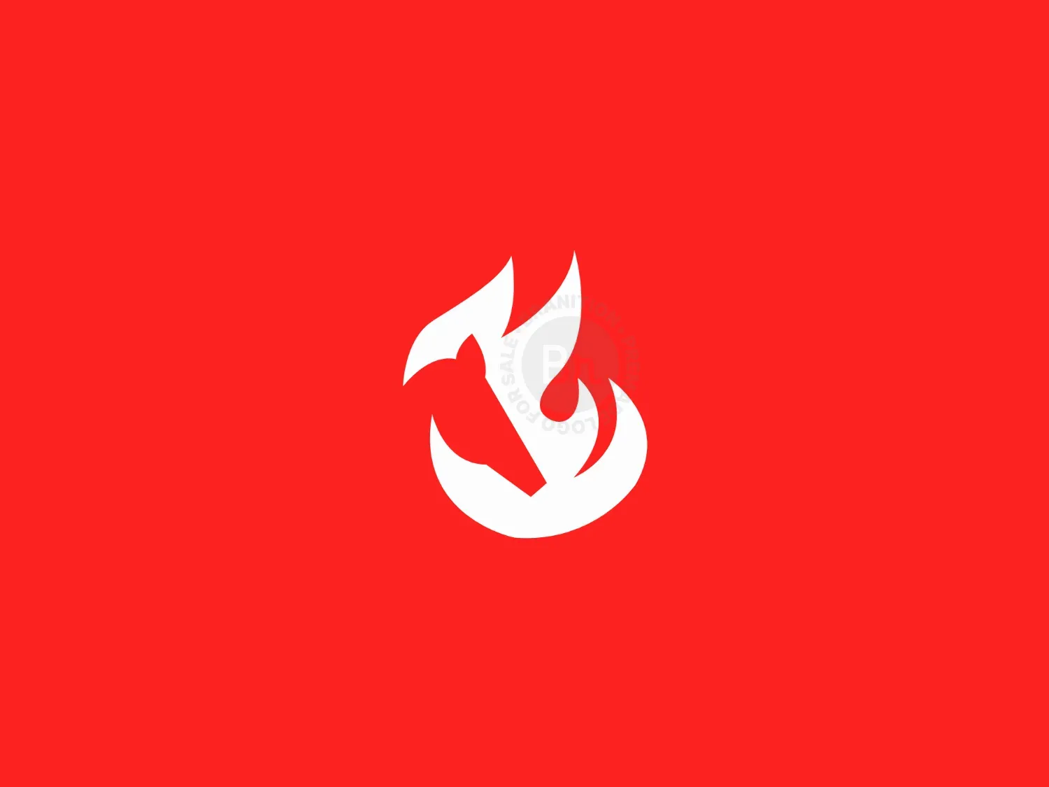 Horse Flame Logo