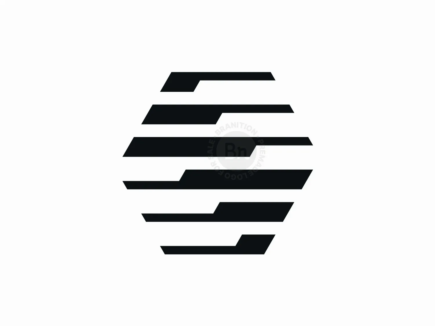 Modern Letter S Technology Logo