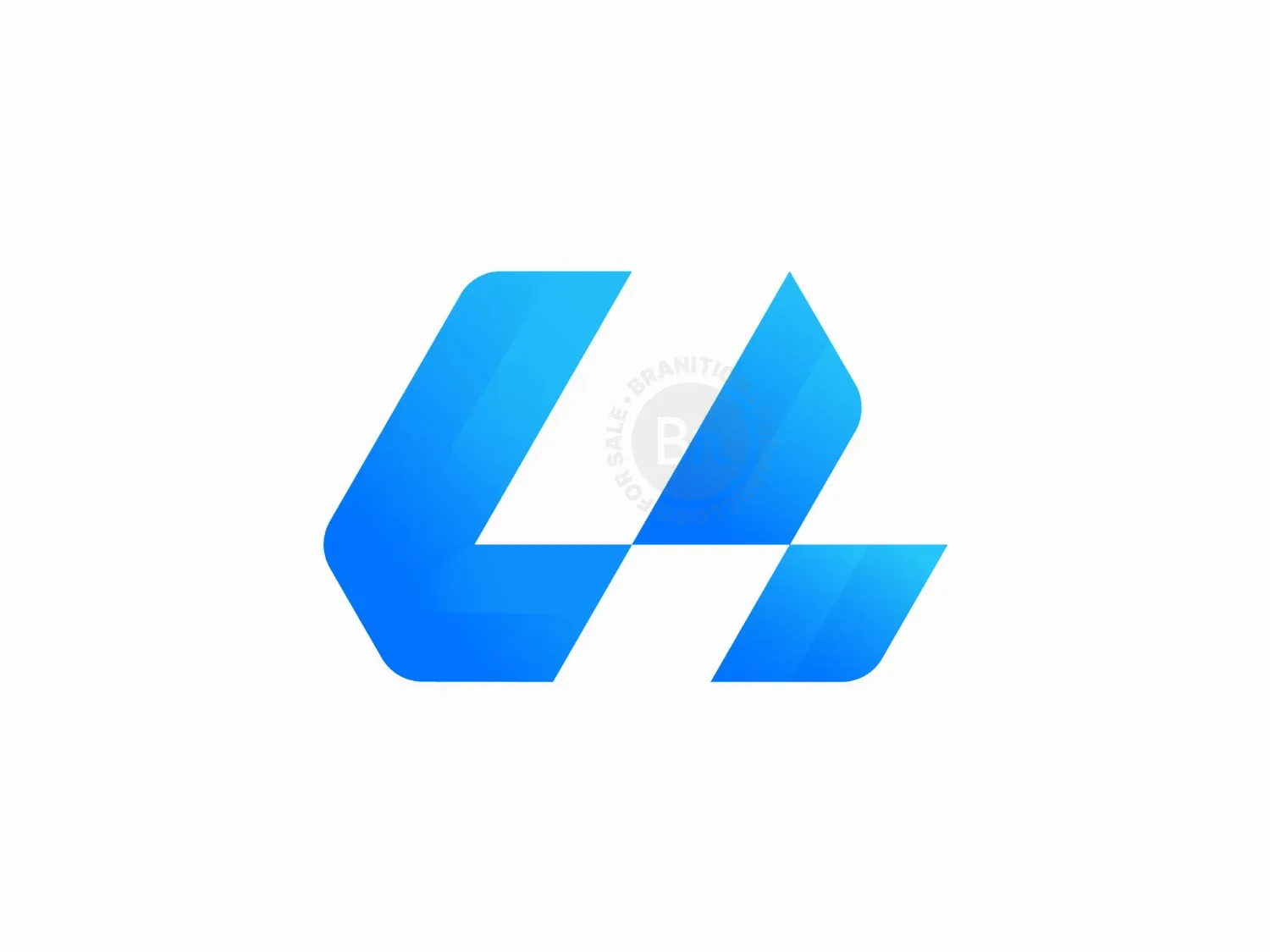 Modern Letter L Technology Logo