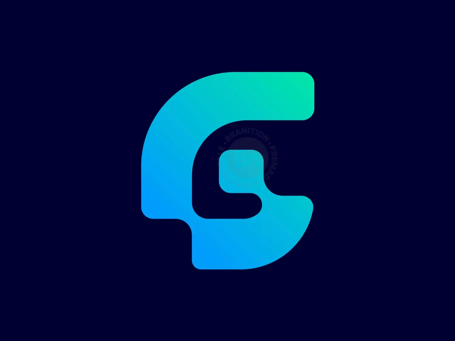 Modern Letter G Technology Logo
