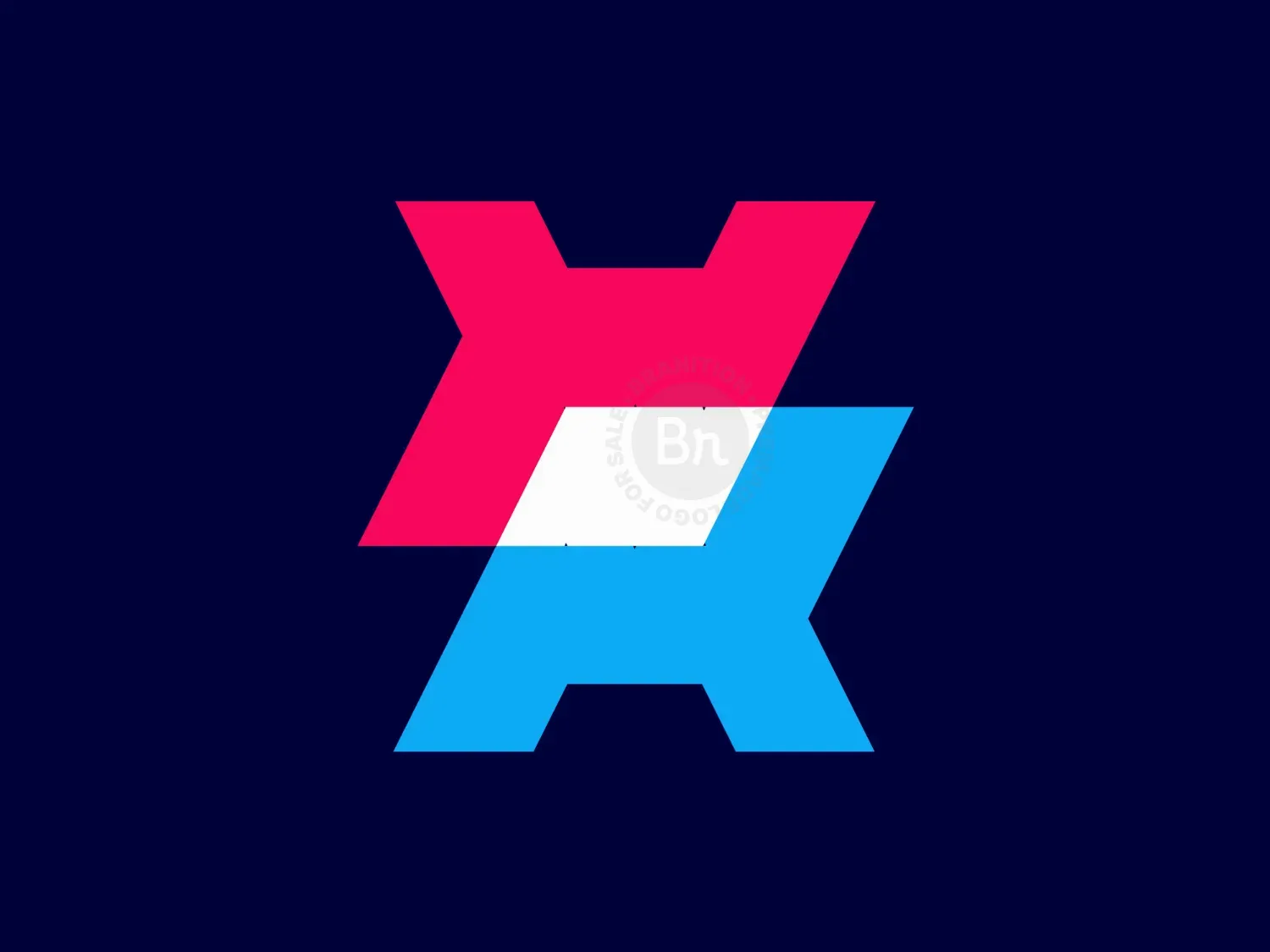 Modern Letter R Technology Logo