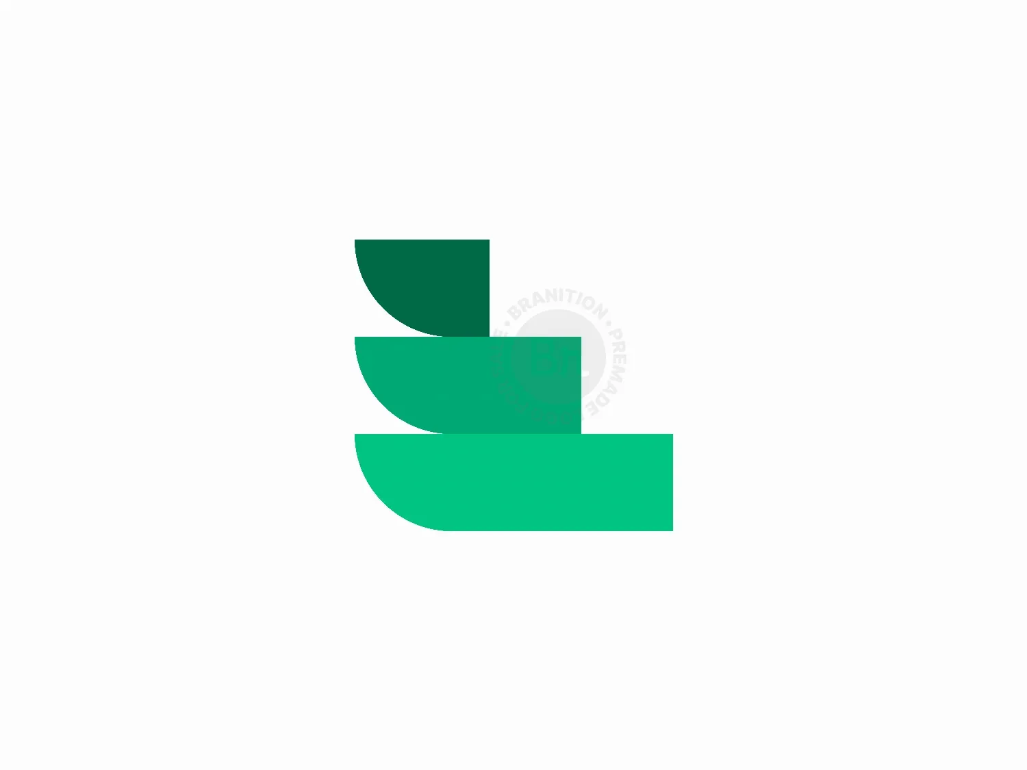 Layered L Letter Logo Design