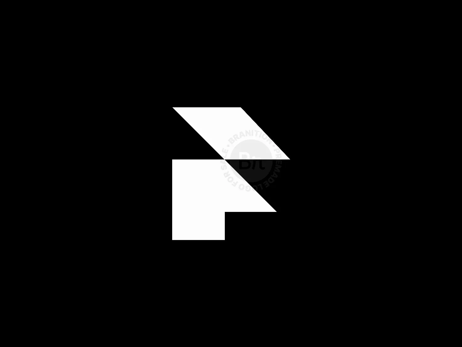 Minimal F Letter Logo Design
