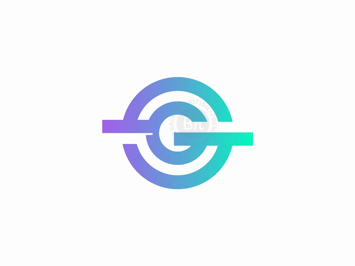 Abstract Circular G Letter Logo Design