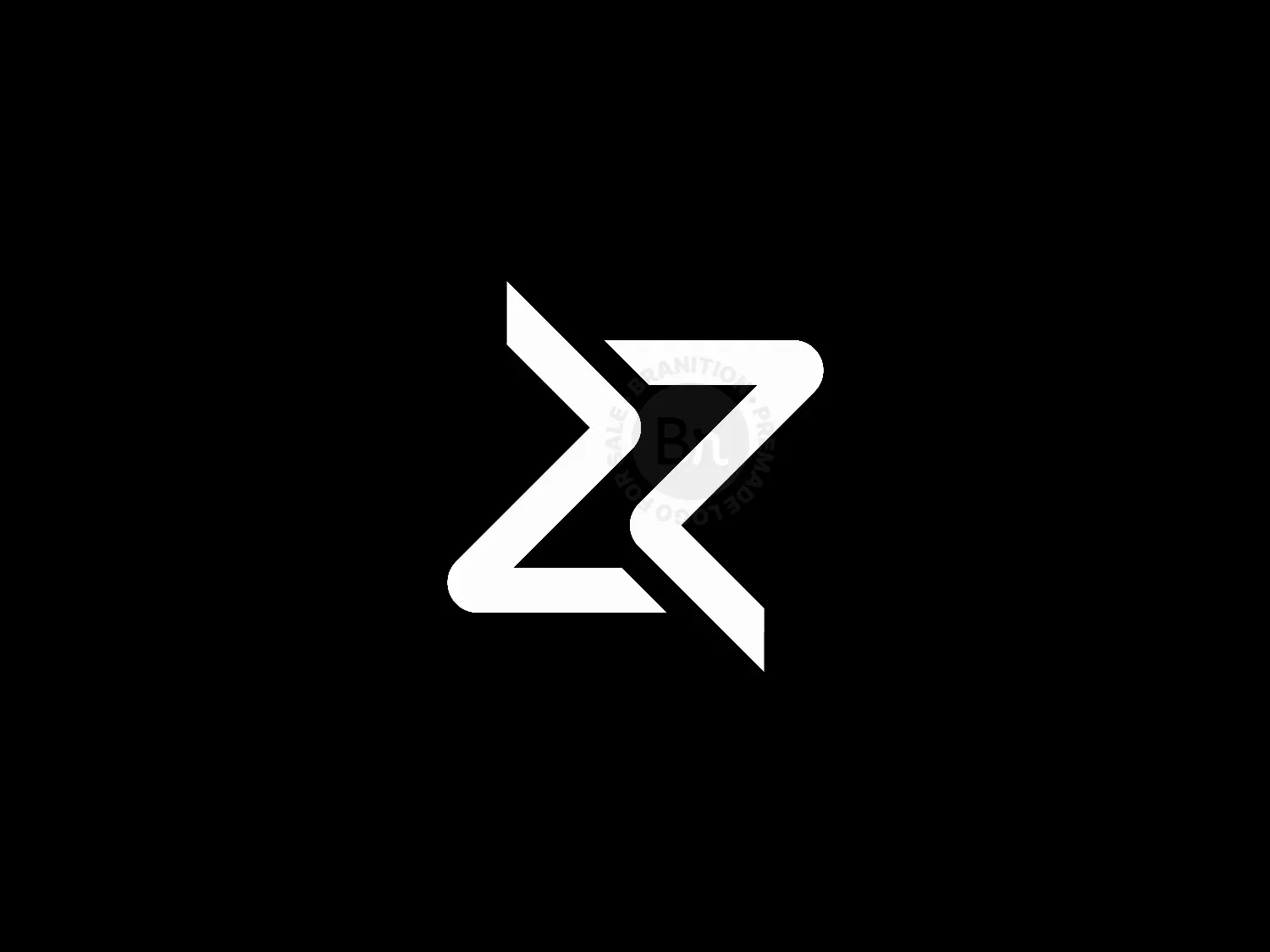Modern RR Monogram Logo