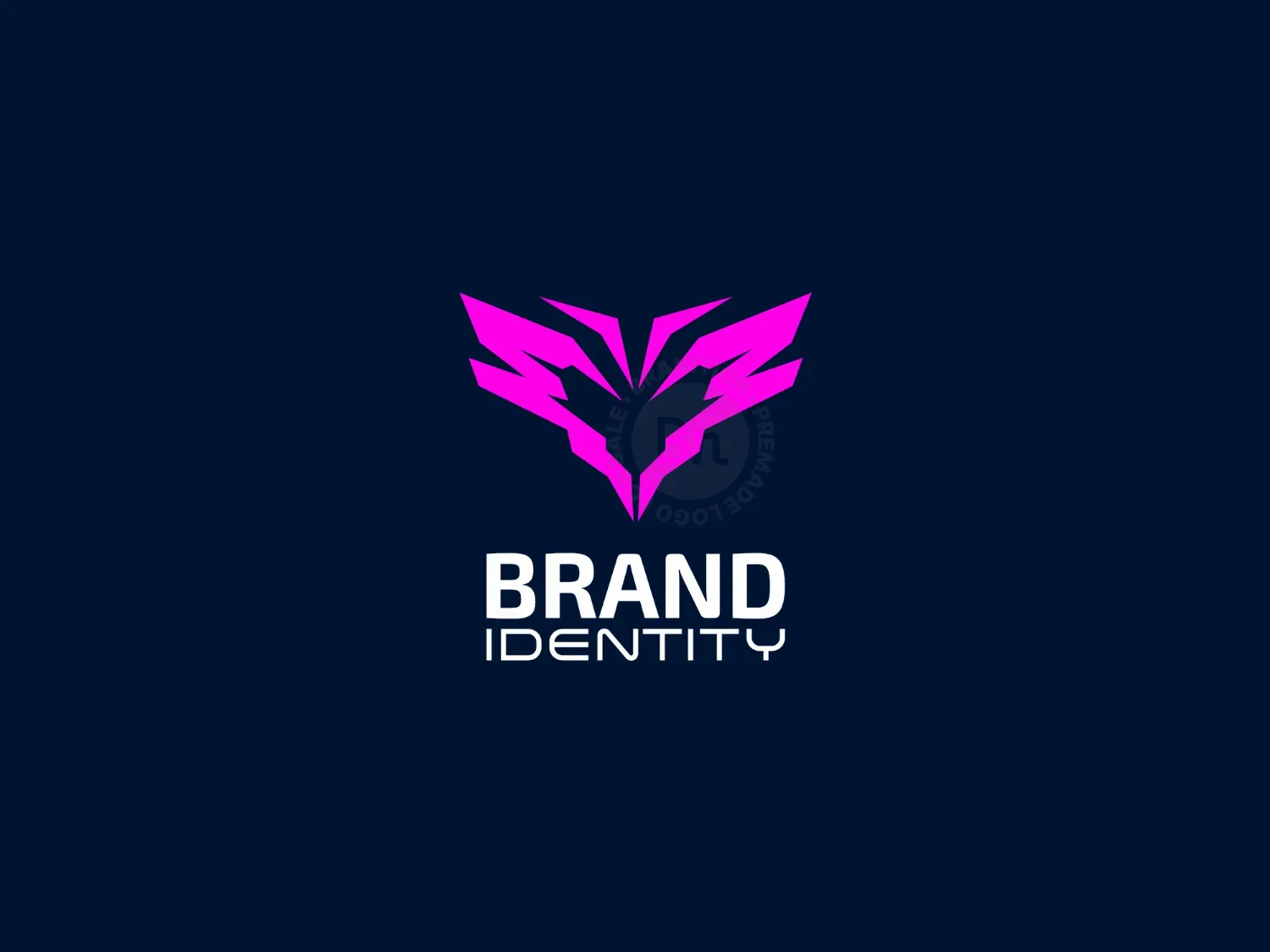 Cyberpunk Butterfly Logo