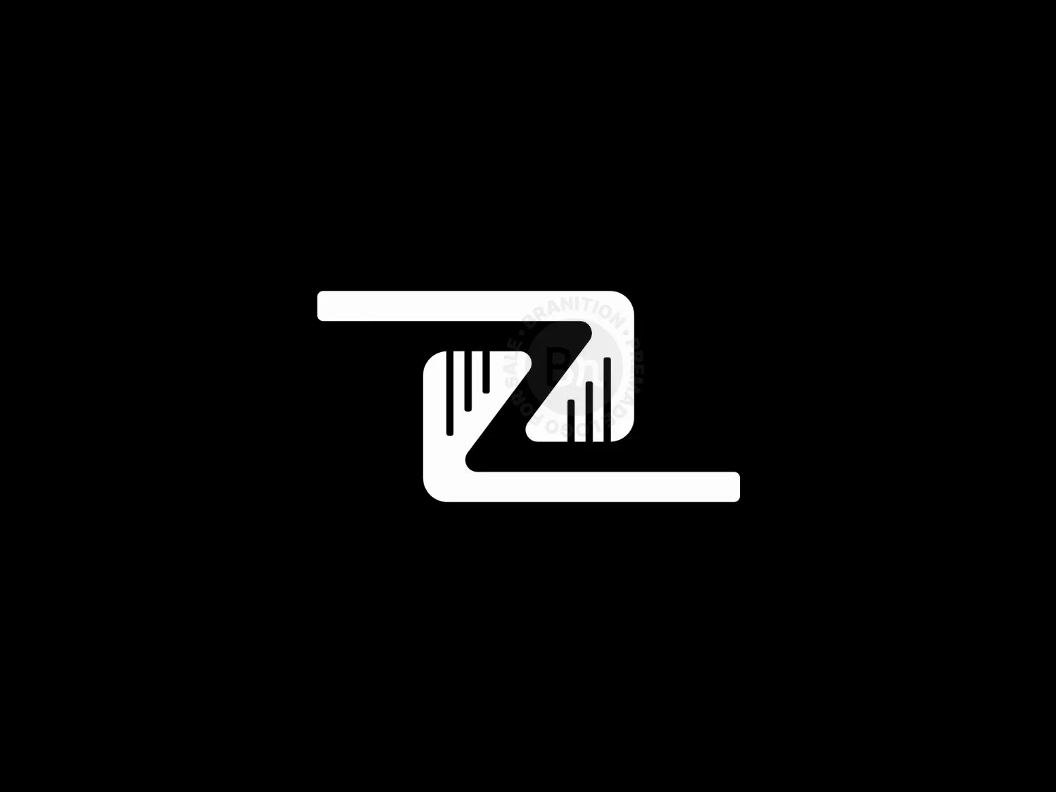 Iconic Letter Z Golf Logo