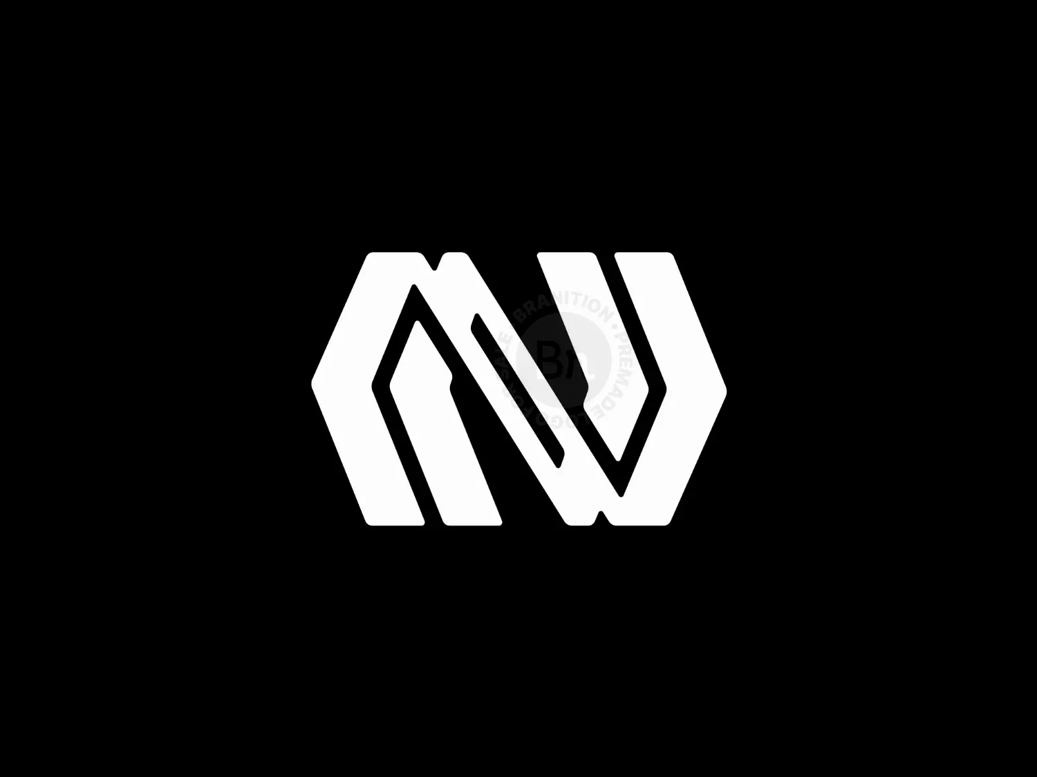 Iconic Double Letter N Logo