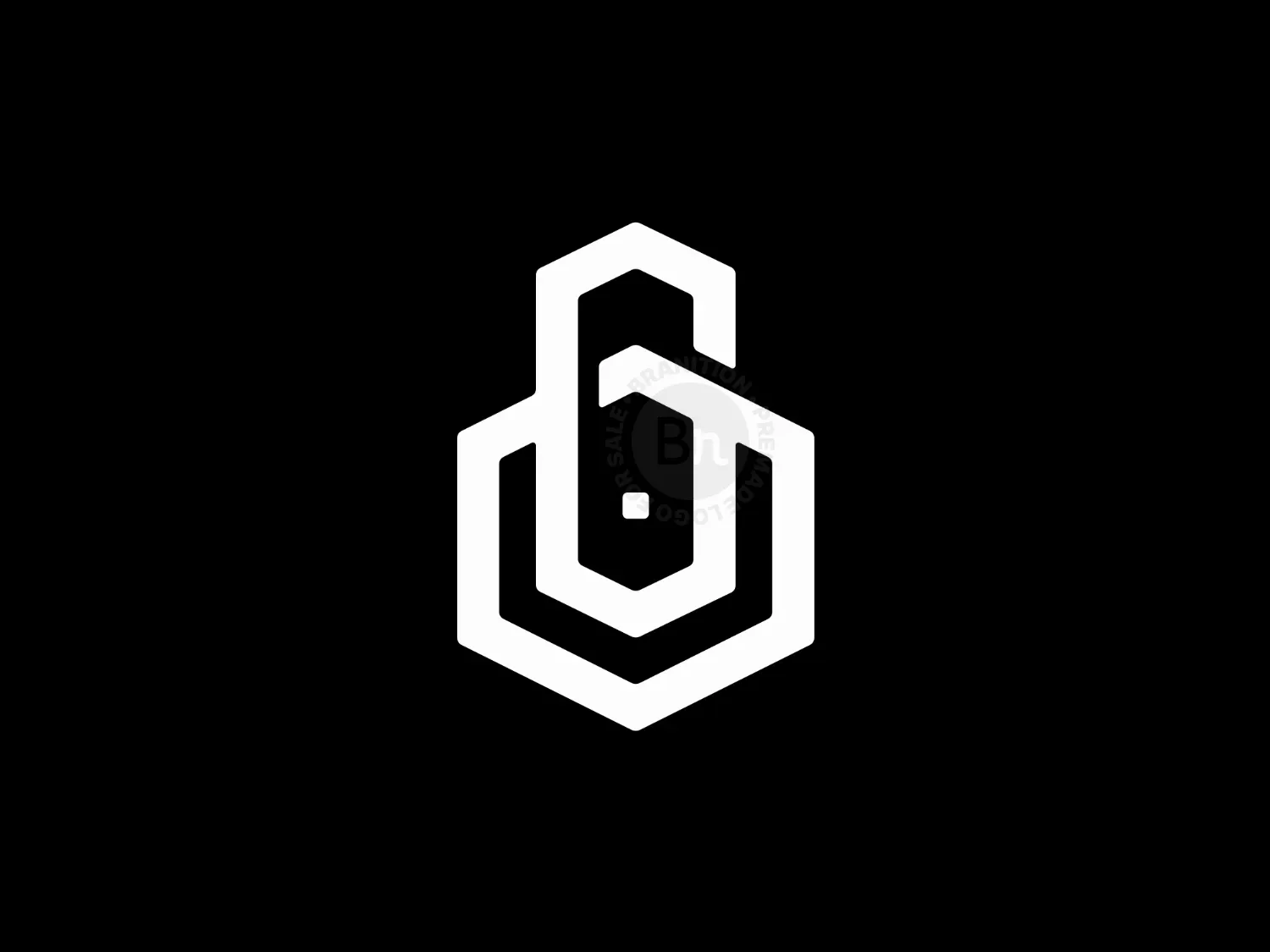 Iconic Letter G Lock Logo