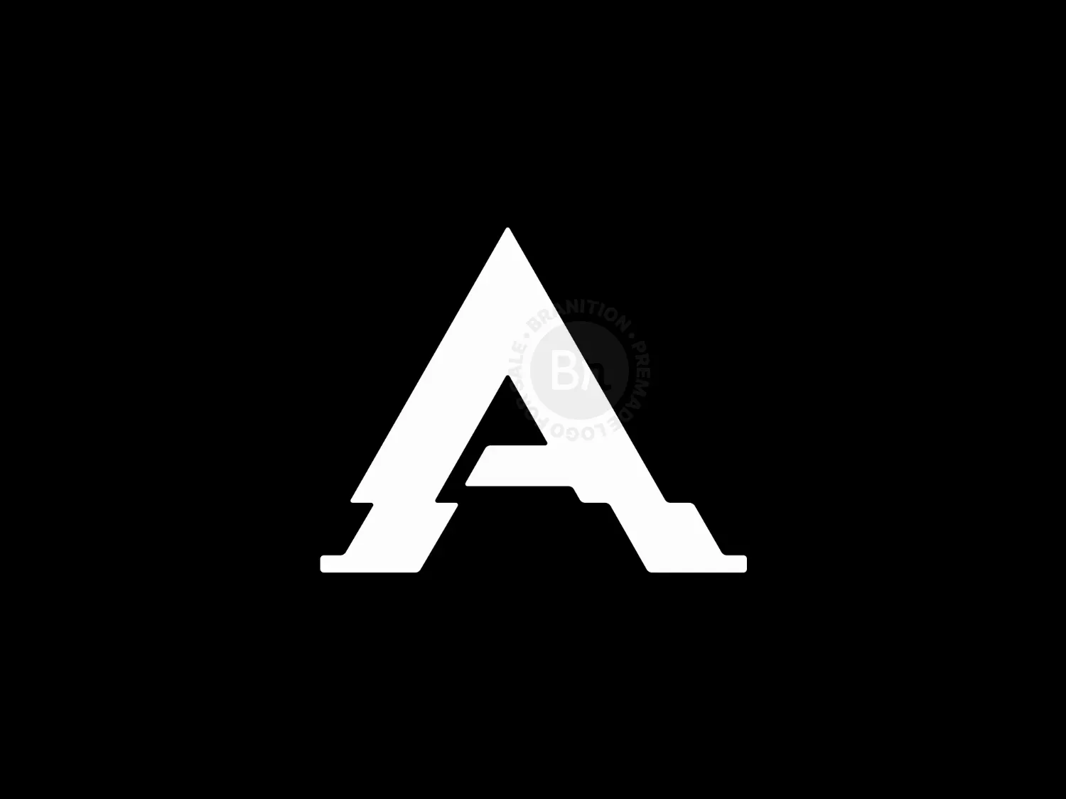 Dynamic Letter A Bold Logo