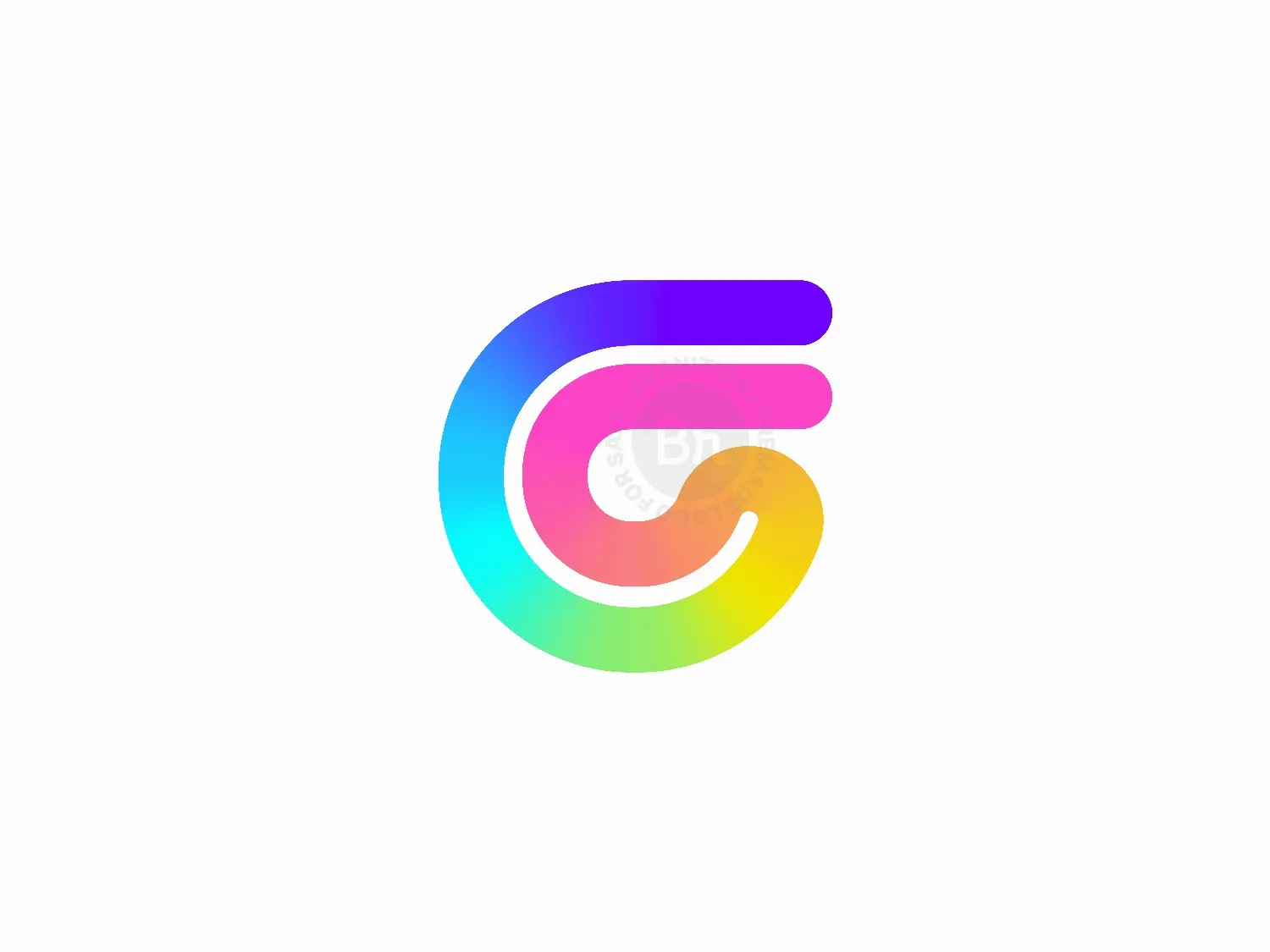 geometric monogram logo 0