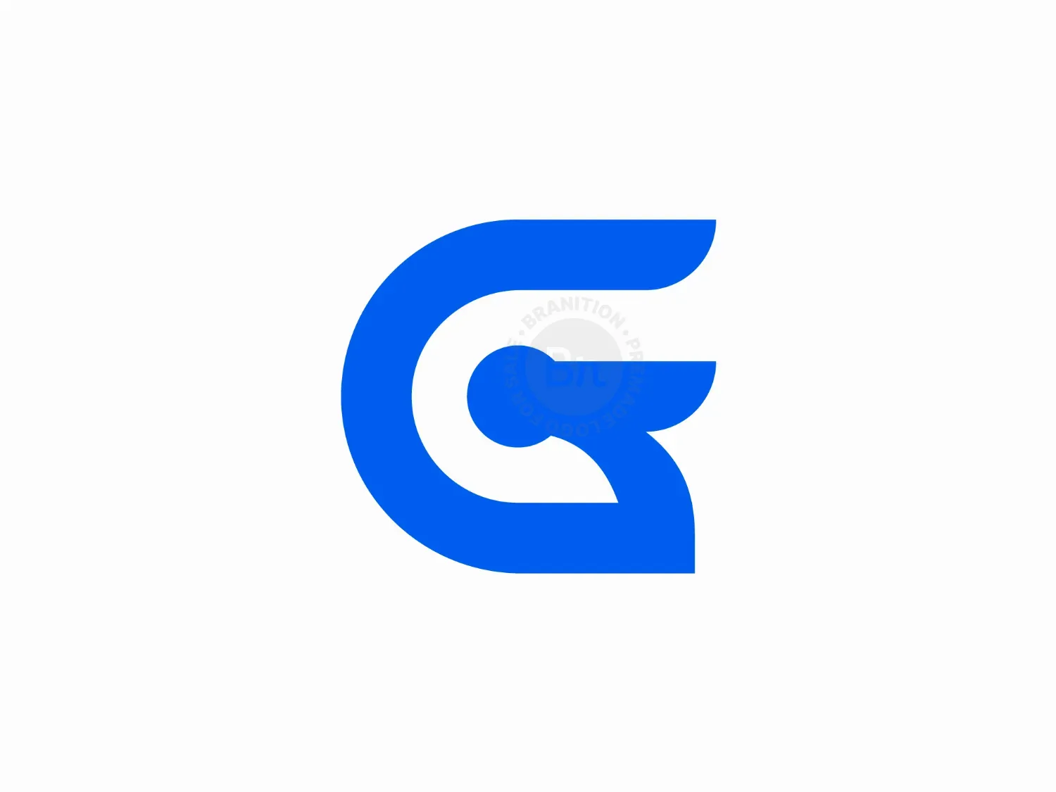 Letter GF Tech Logo