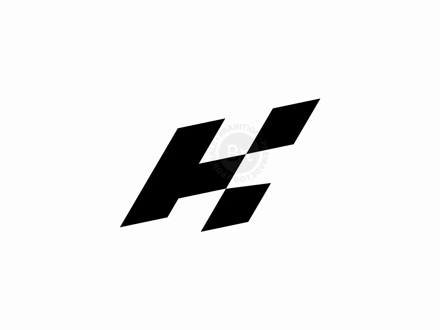 Abstract H Letter Logo Design