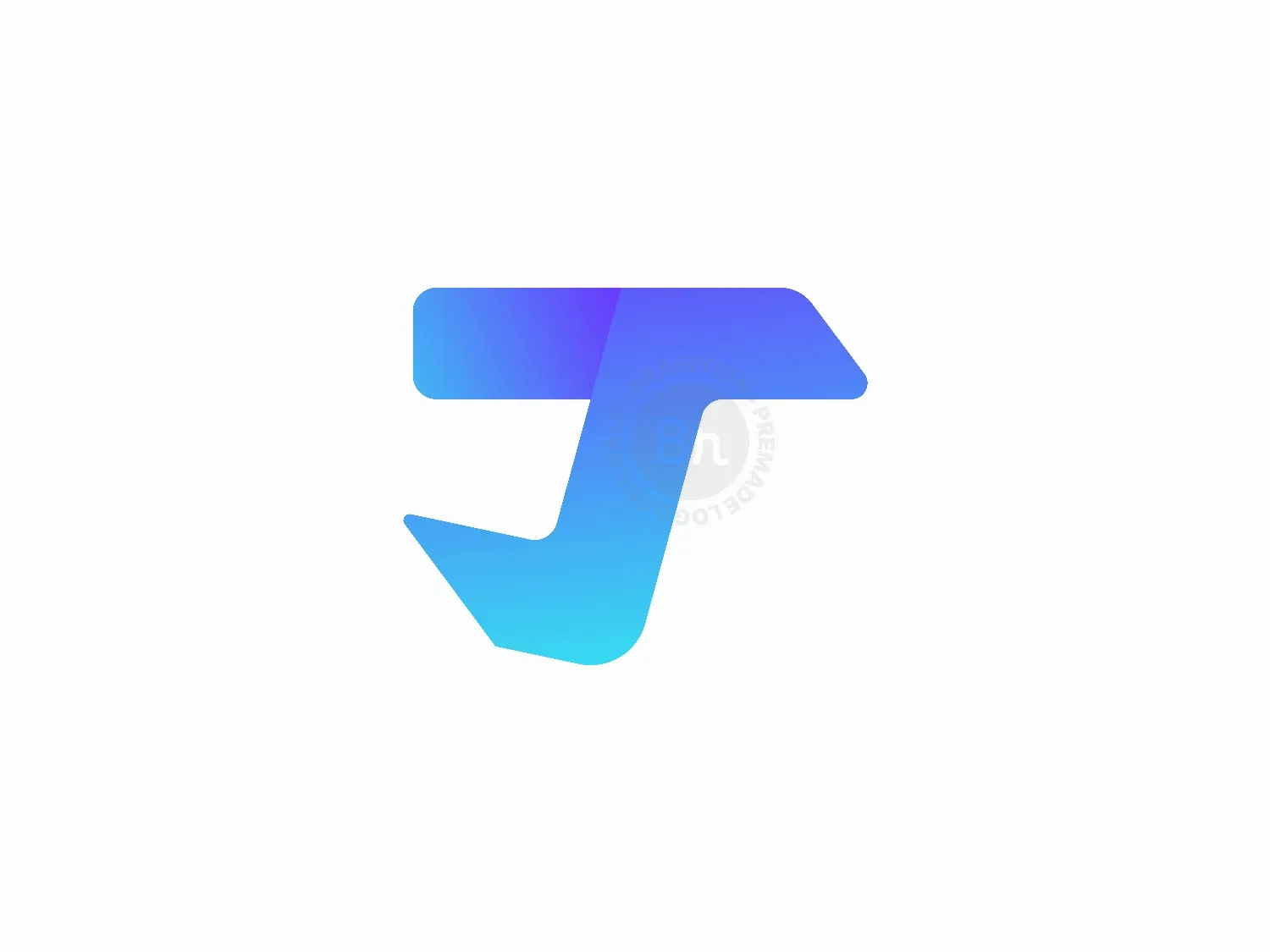 Abstract T Letter Logo Design