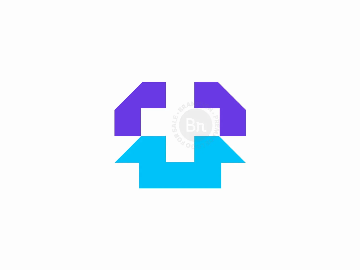 Abstract Home Plus Logo Design