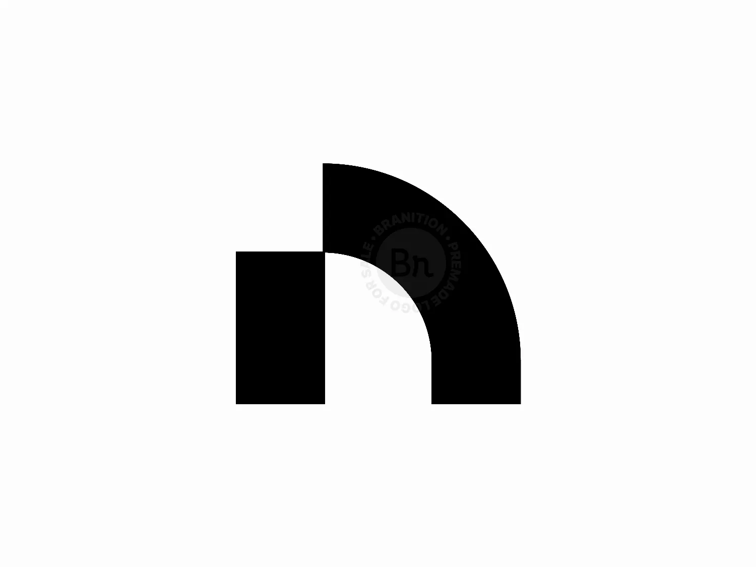 Abstract N Letter Logo Design
